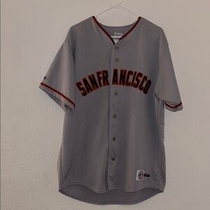 San Francisco Gray Baseball Jersey